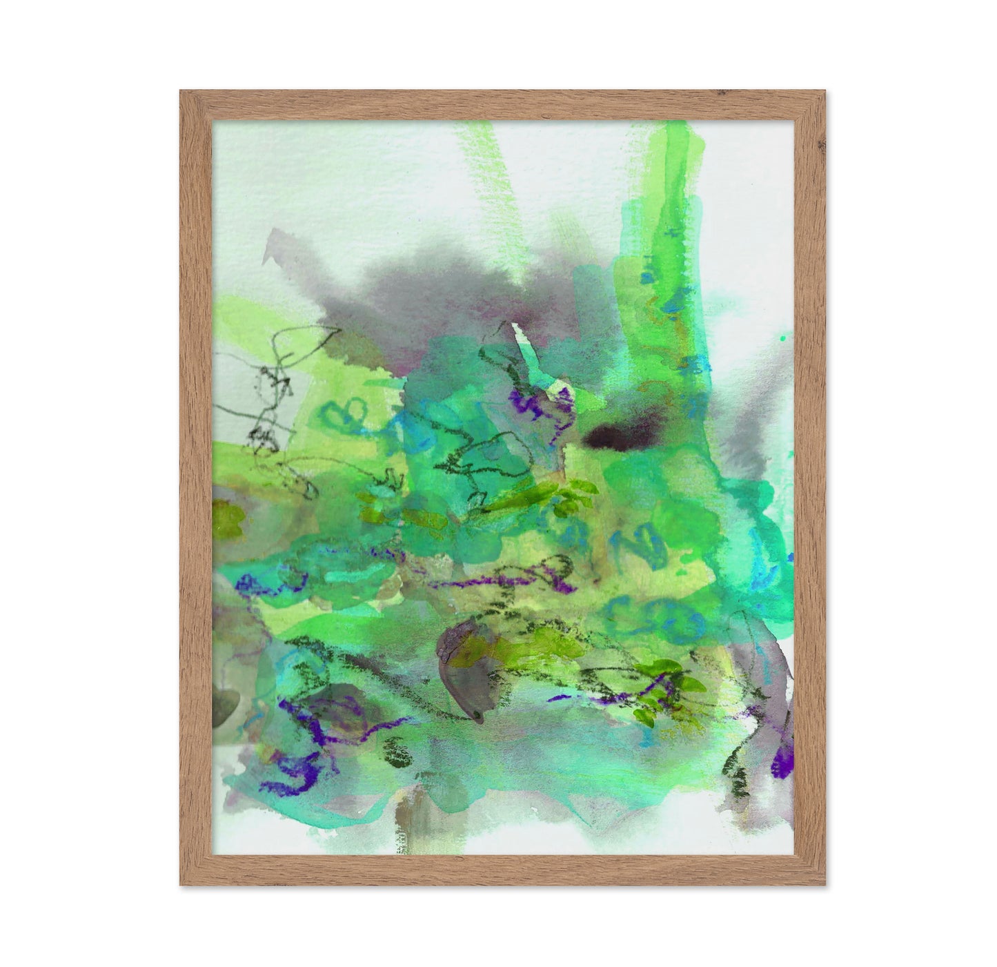 Abstract Distant Point Fresh Green