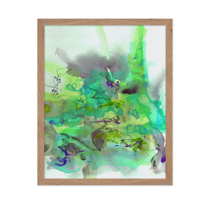 Abstract Distant Point Fresh Green