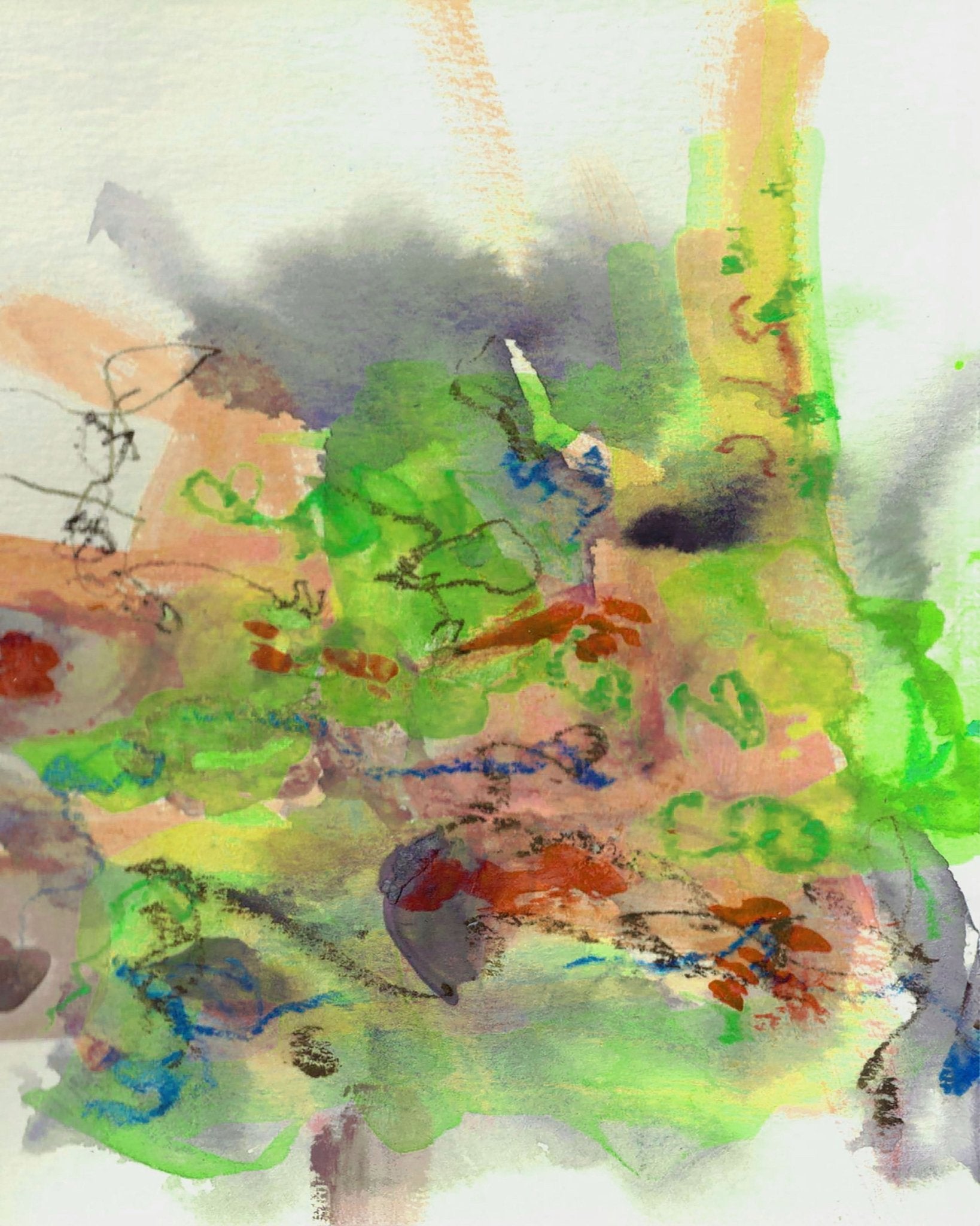 Abstract Distant Point Terracotta