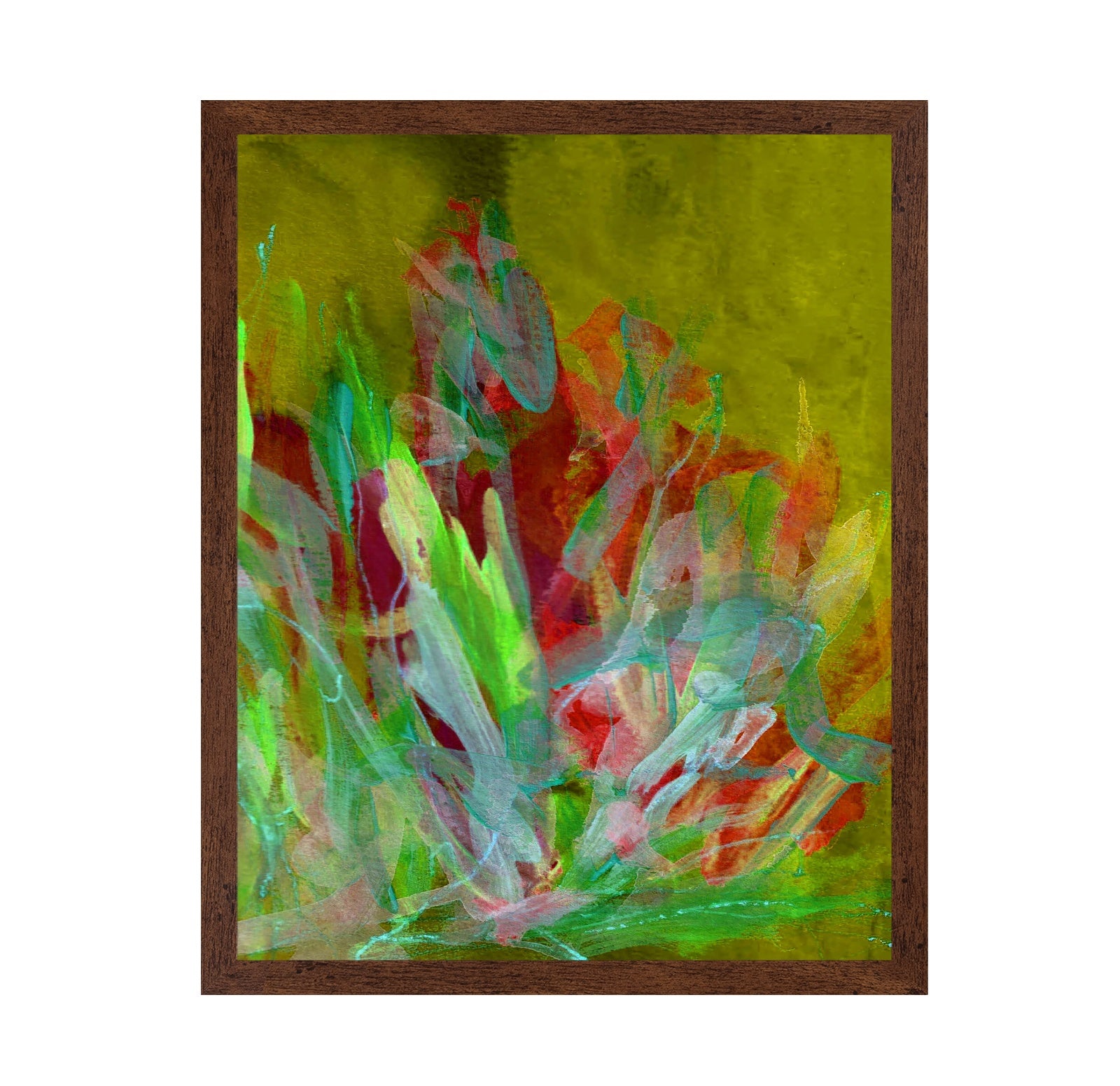 Fall Flower Painting Fountain Grass