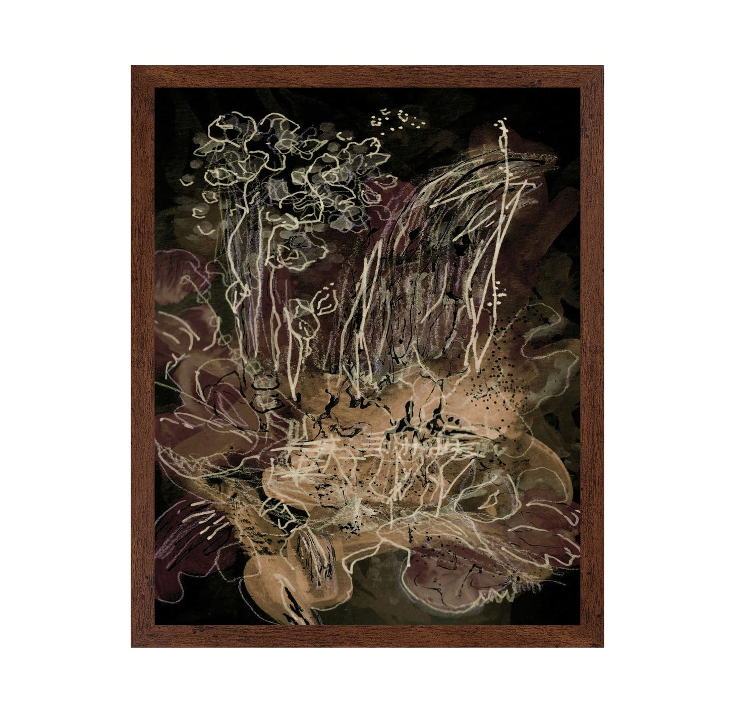 Orchid Bloom Midnight Mocha