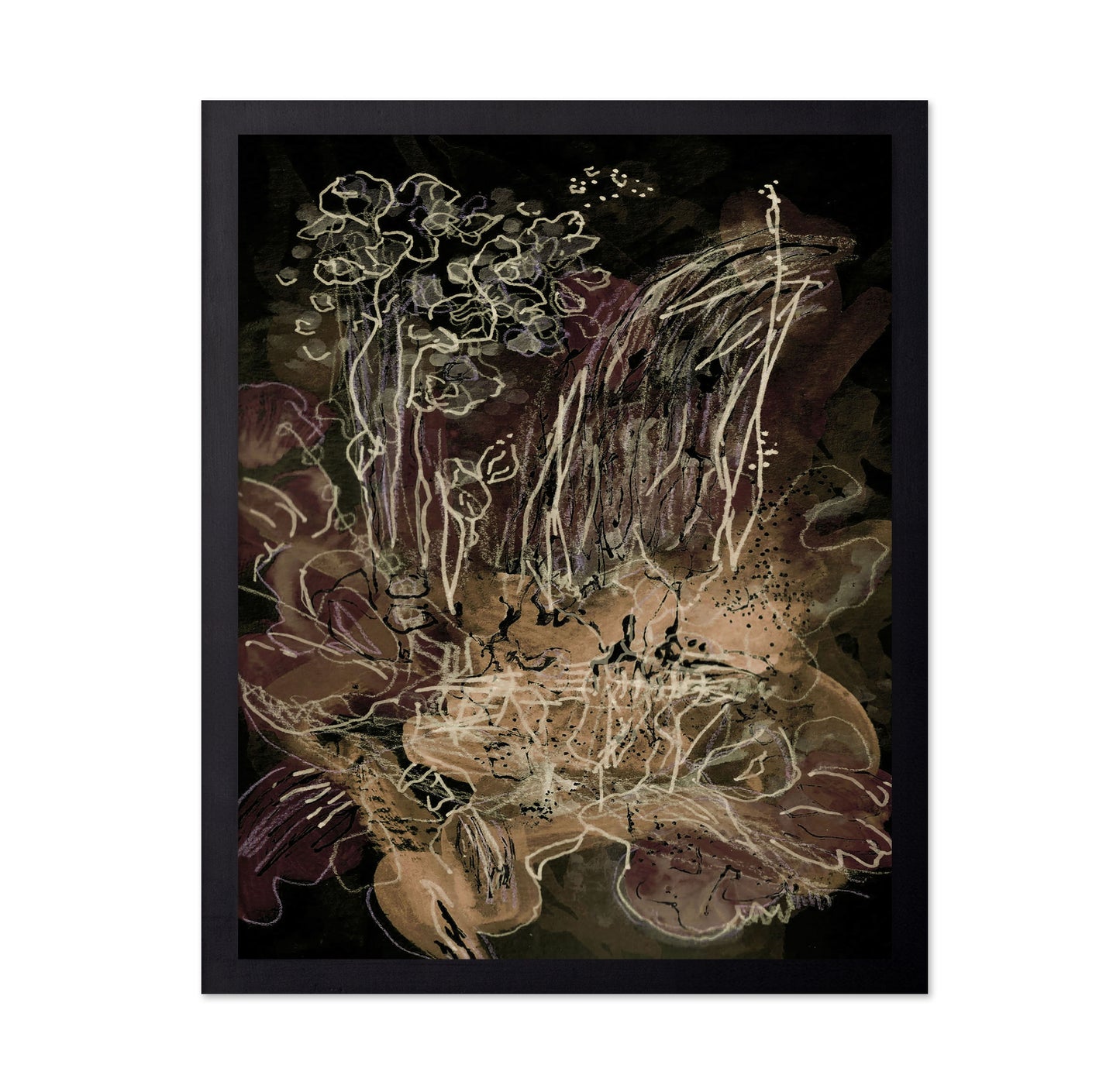 Orchid Bloom Midnight Mocha