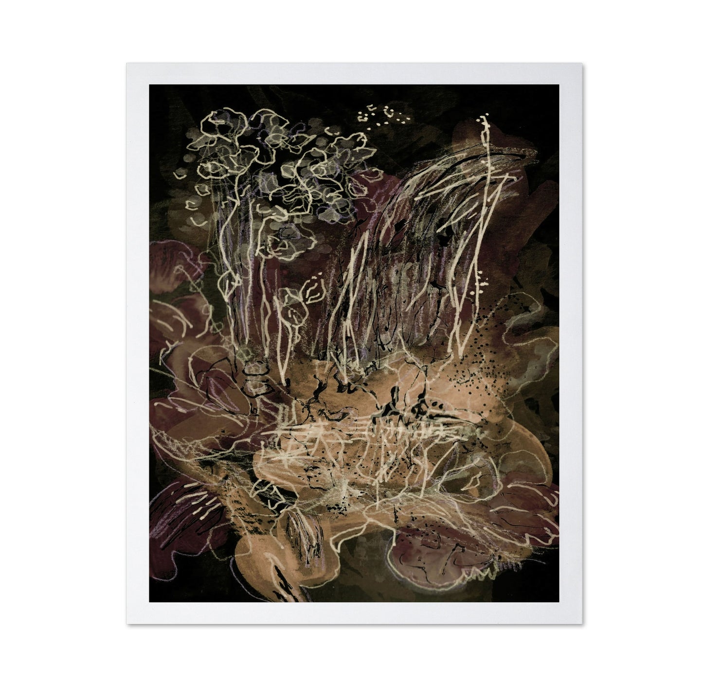 Orchid Bloom Midnight Mocha