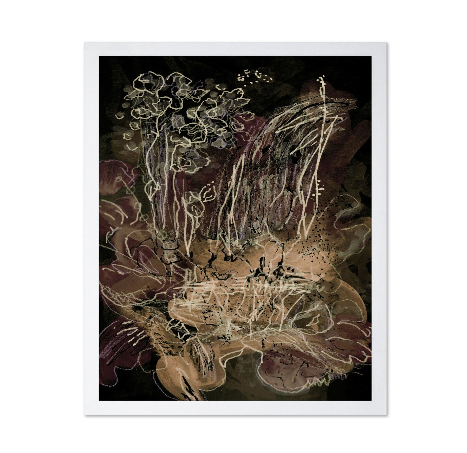 Orchid Bloom Midnight Mocha