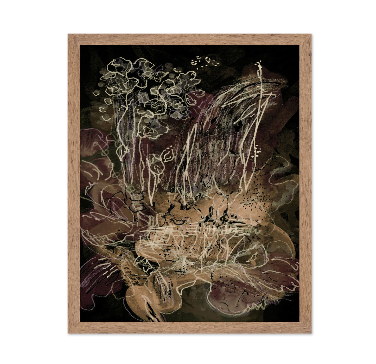 Orchid Bloom Midnight Mocha