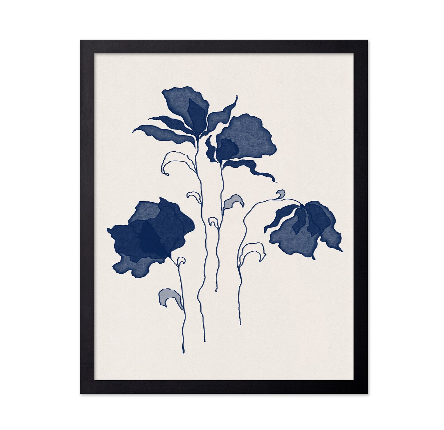 Blue Flowers No 1