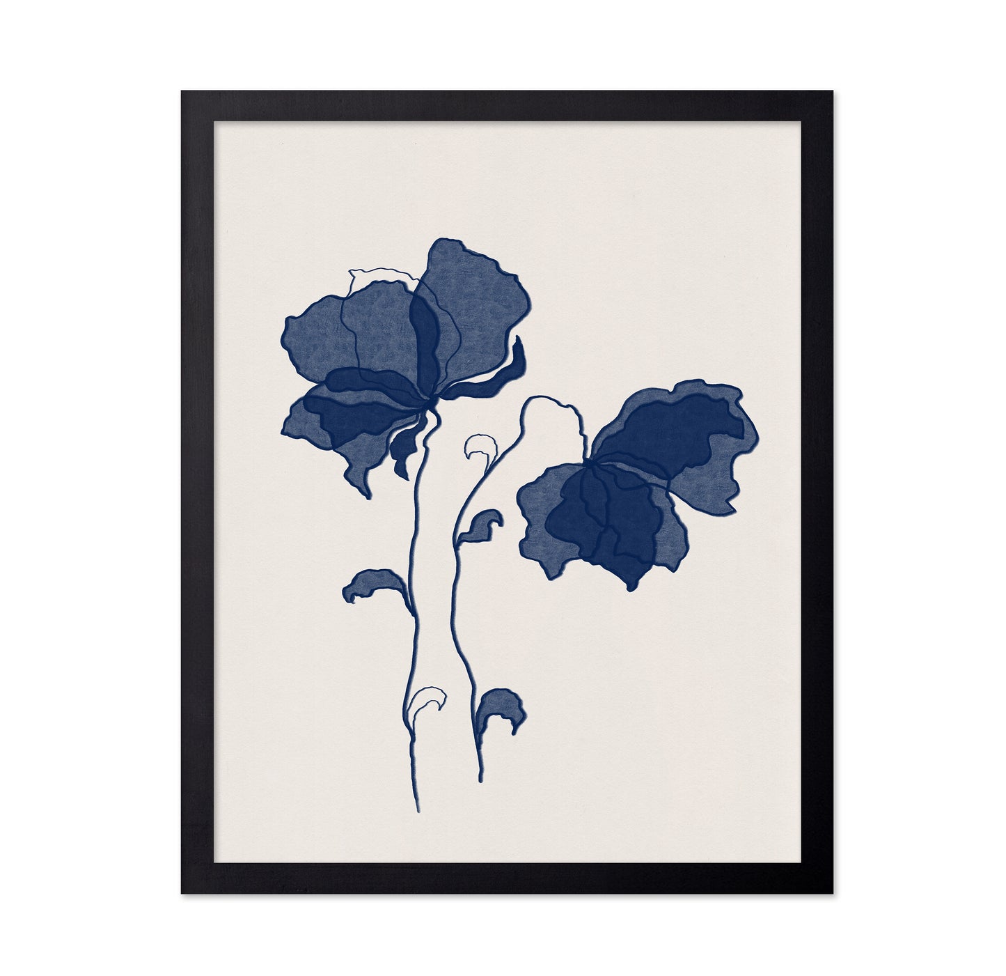 Blue Flowers No 2
