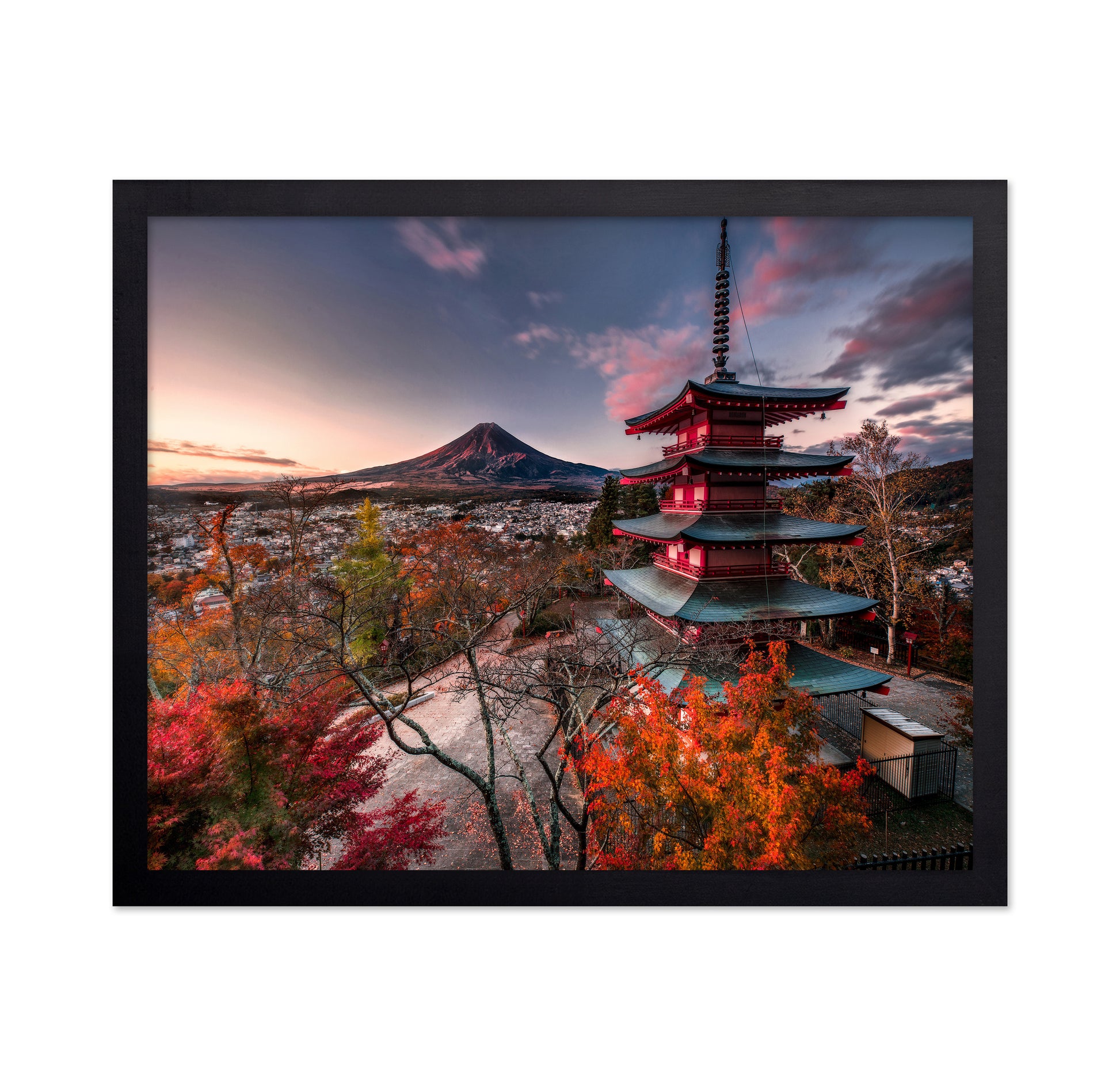 Mount Fuji With Autumn