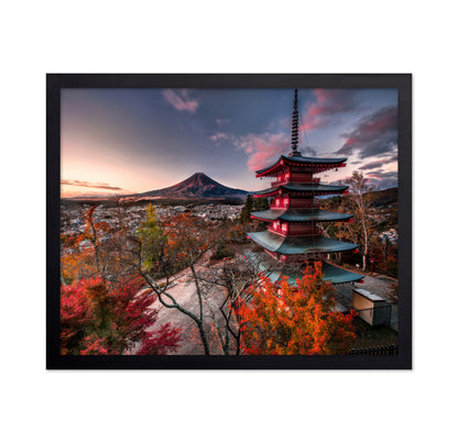 Mount Fuji With Autumn