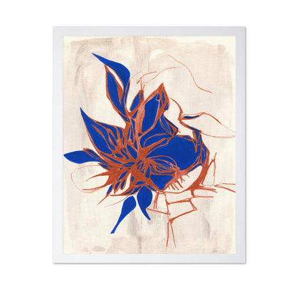 Blue Floral Elegance