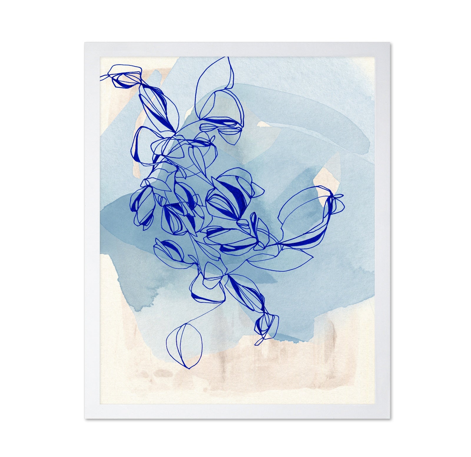 Blue Vine Elegance