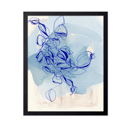 Blue Vine Elegance