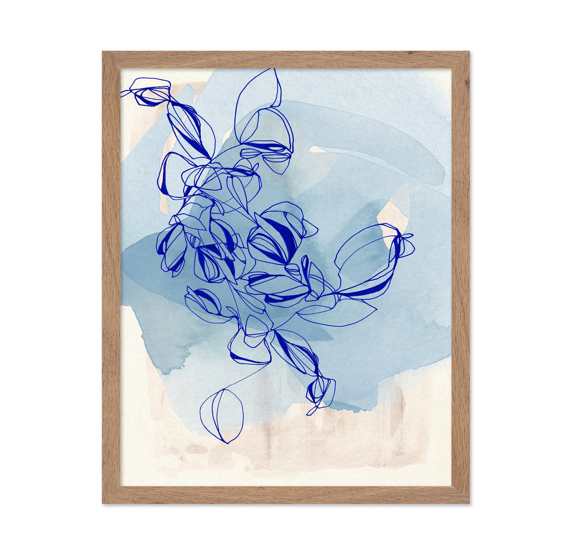 Blue Vine Elegance