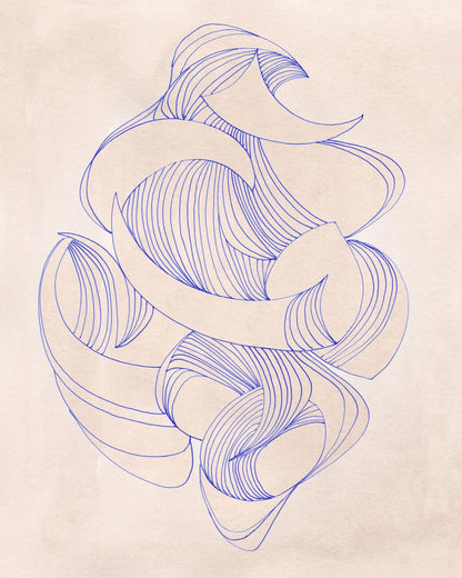 Blue Line Patterns