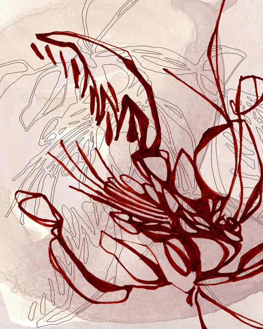 Abstract Floral Symphony