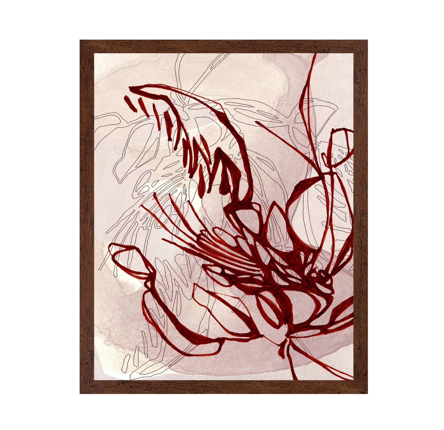 Abstract Floral Symphony