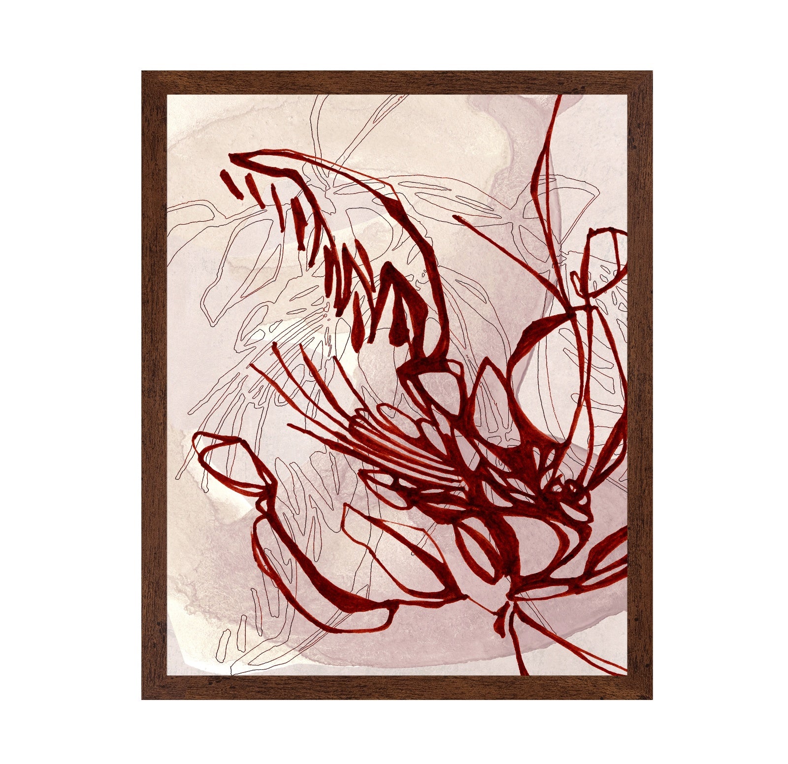 Abstract Floral Symphony