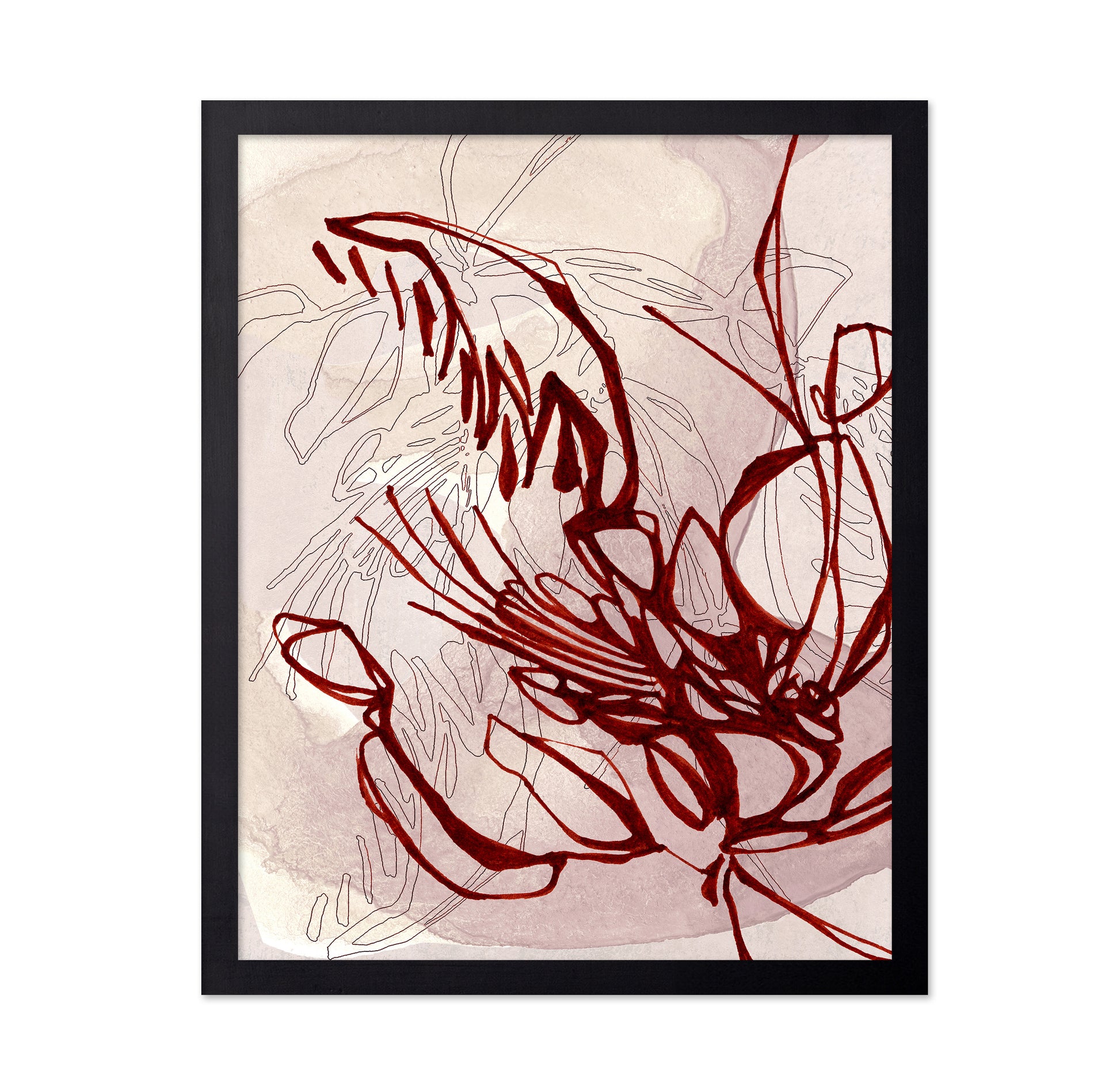 Abstract Floral Symphony