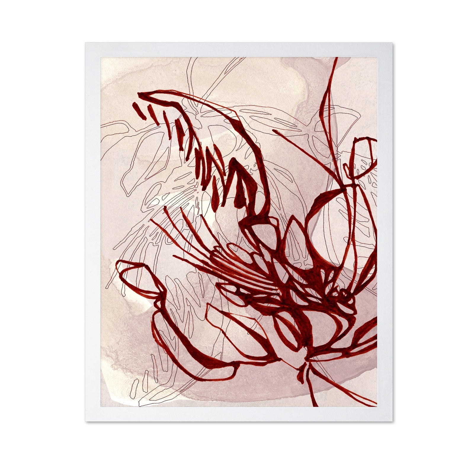 Abstract Floral Symphony