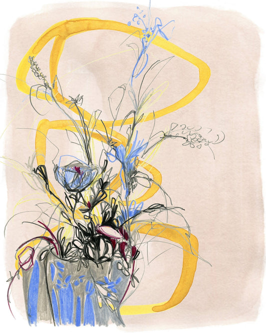 Vivid Blue Bouquet
