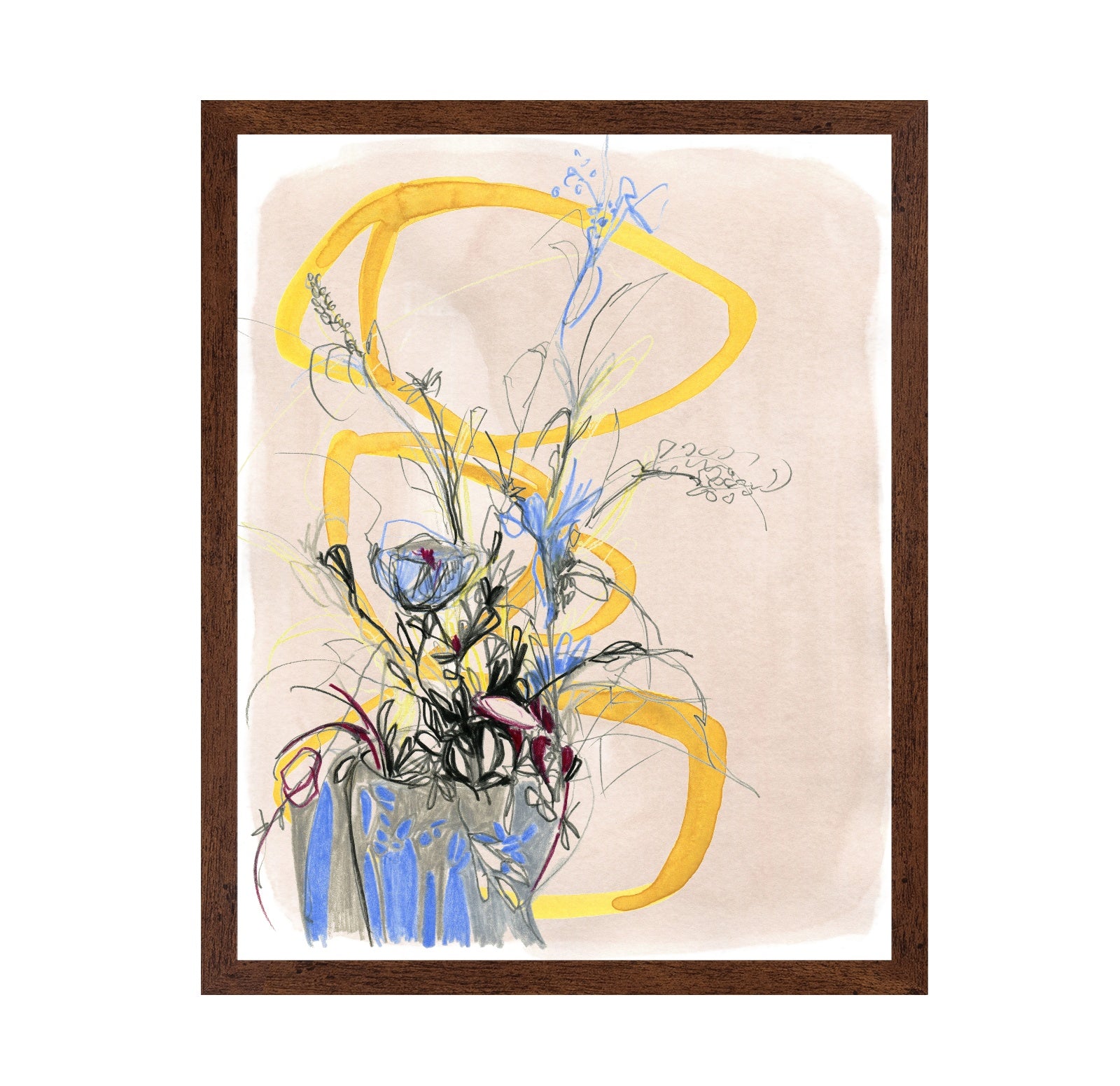 Vivid Blue Bouquet