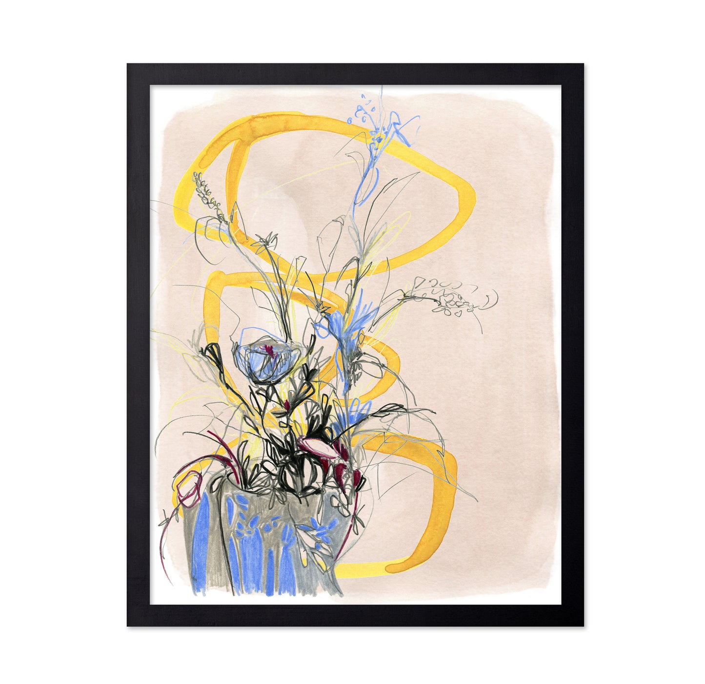 Vivid Blue Bouquet