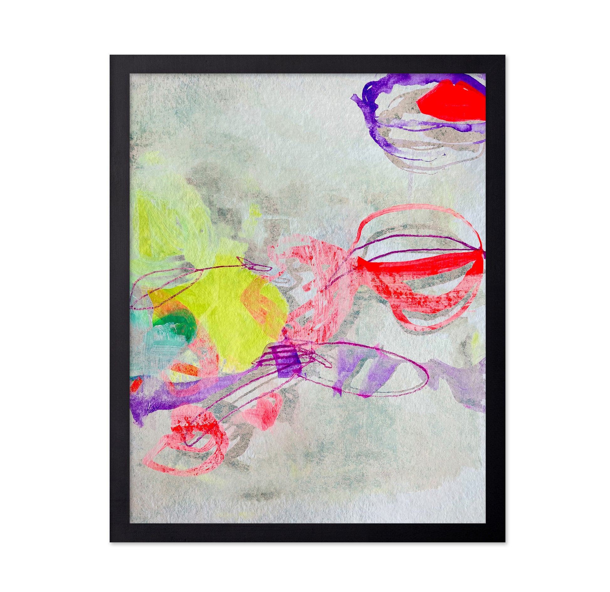 Dynamic Brushstrokes and Organic Shapes