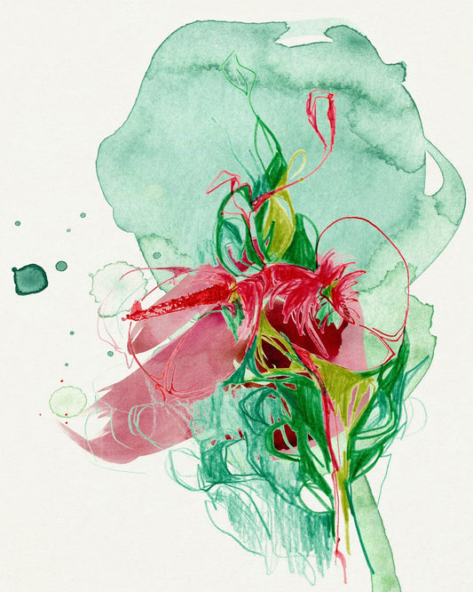 Vibrant Petal Dance
