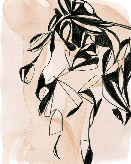 Monochrome Leaves No1