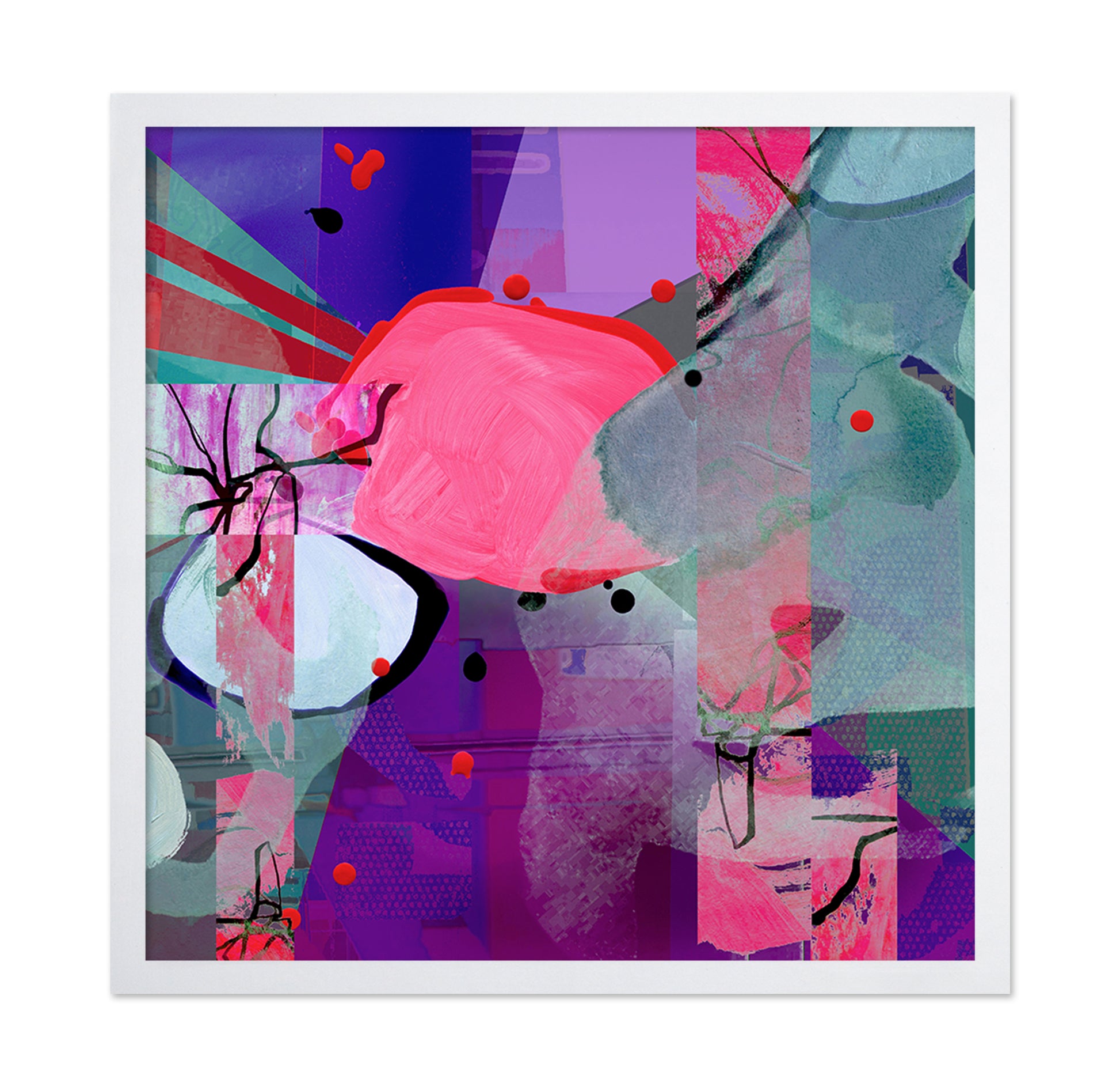 Geometric Shapes and Textured Layers