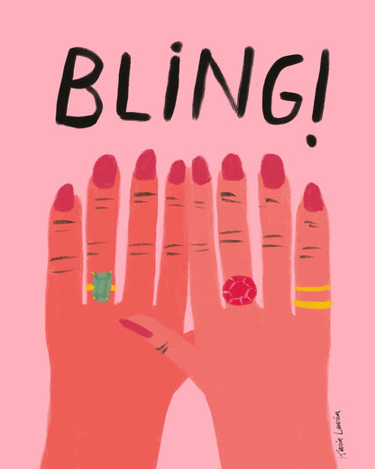 Bling Hands with Rings