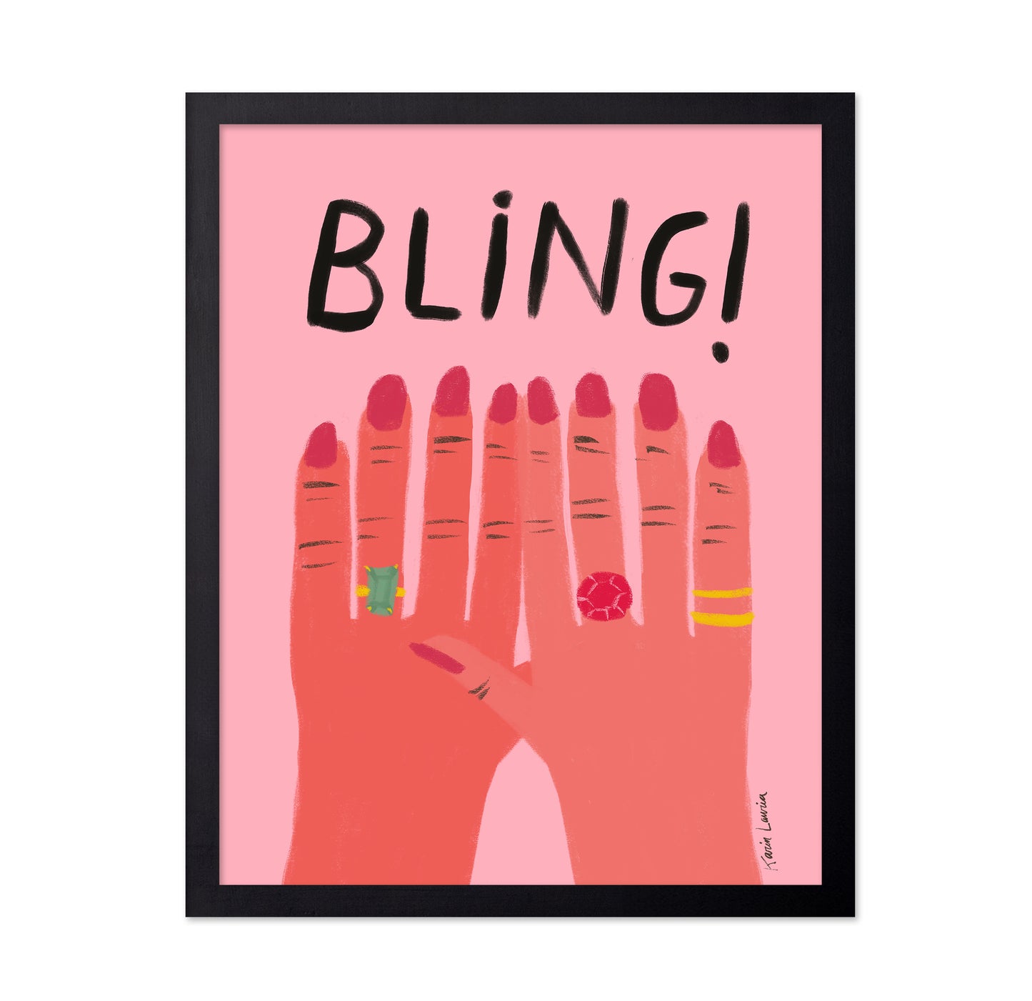 Bling Hands with Rings