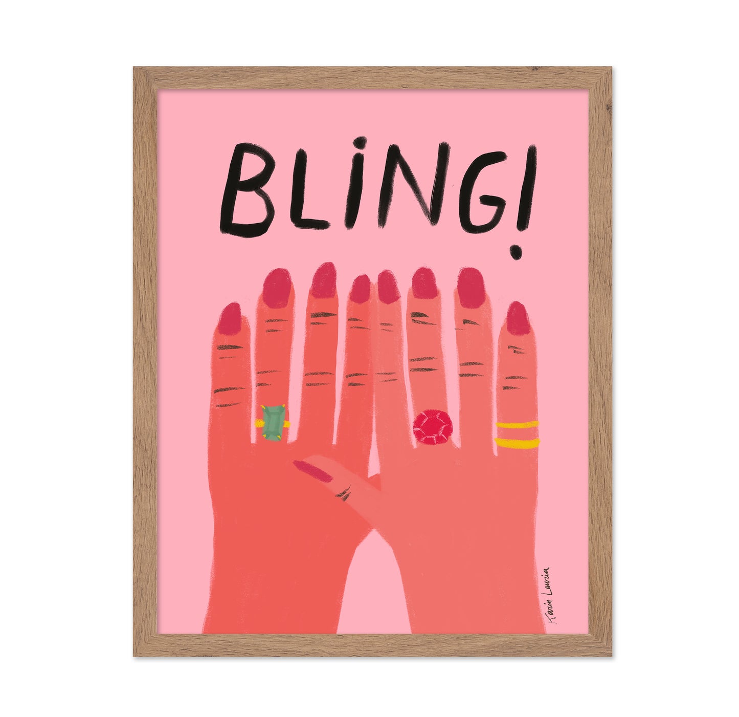 Bling Hands with Rings
