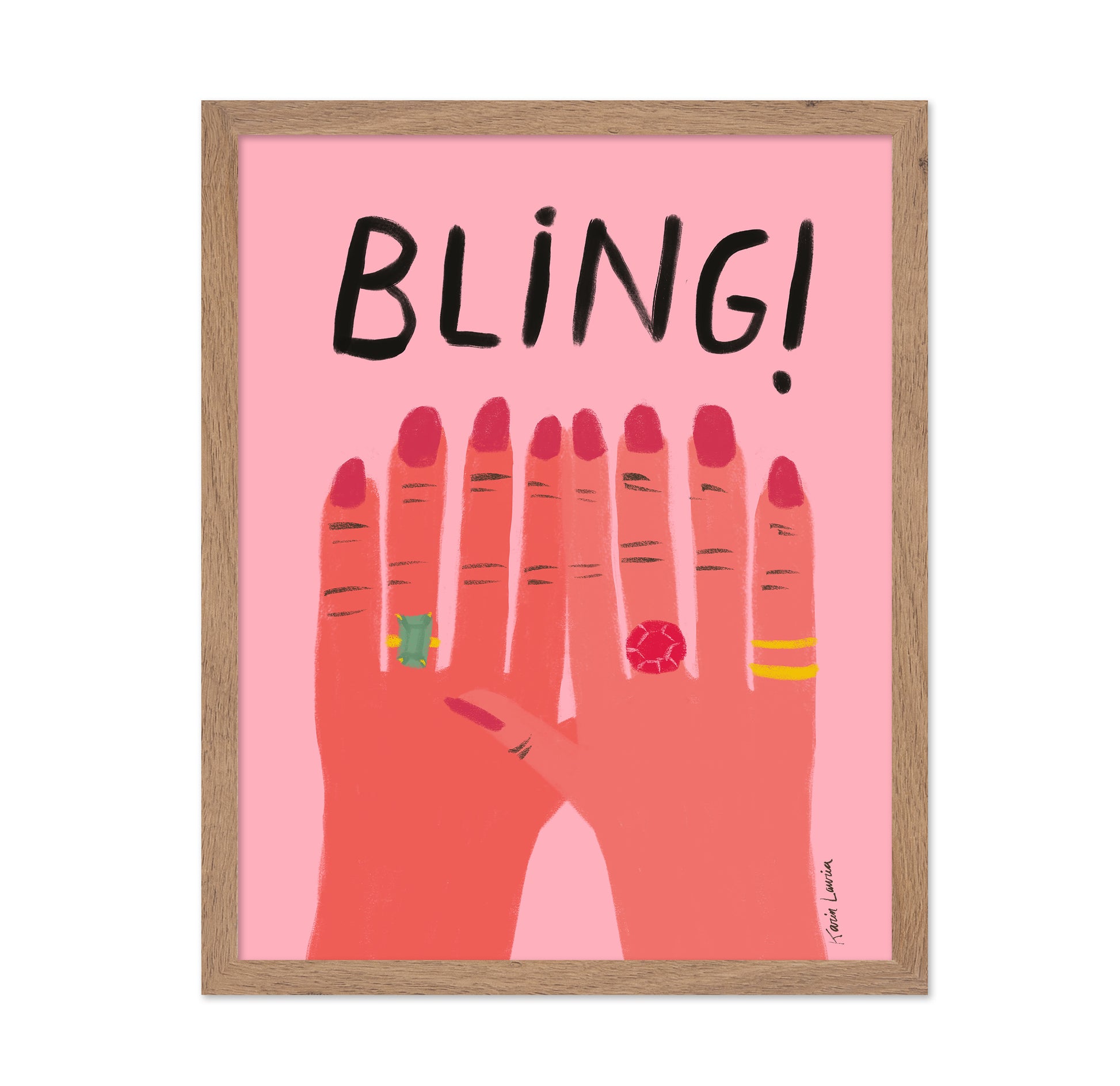 Bling Hands with Rings