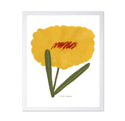 Modern Yellow Flower