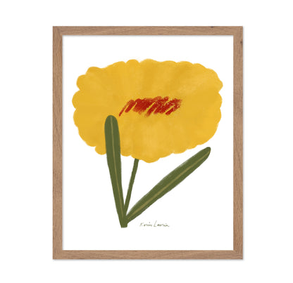 Modern Yellow Flower