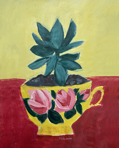 Succulent In Teacup