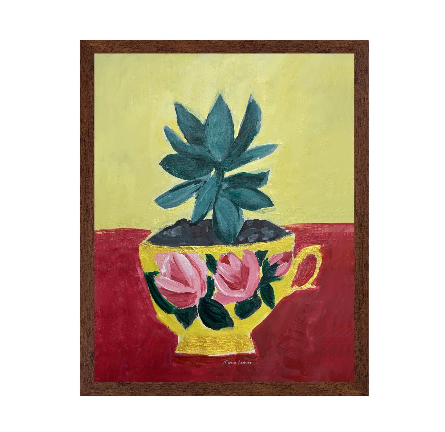Succulent In Teacup
