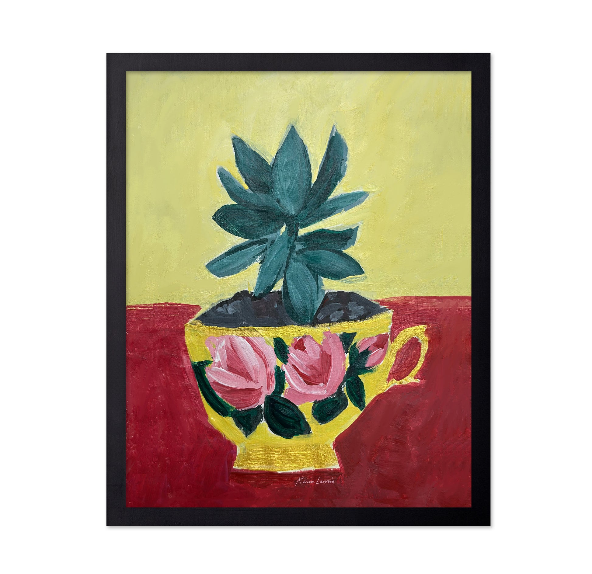 Succulent In Teacup