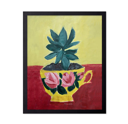 Succulent In Teacup