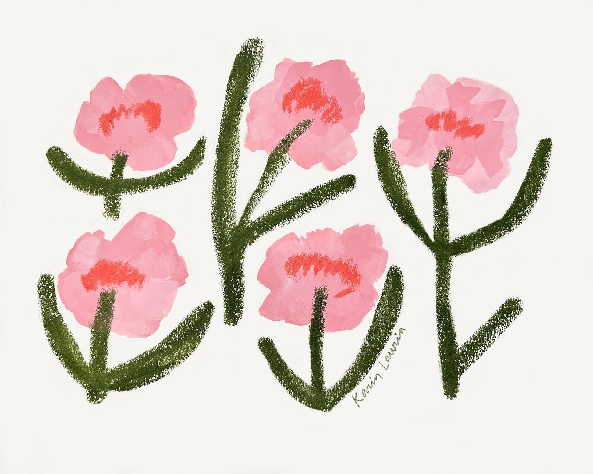 Dancing Pink Peonies