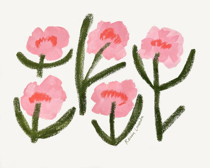 Dancing Pink Peonies
