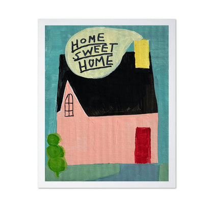 Pink House Home Sweet Home