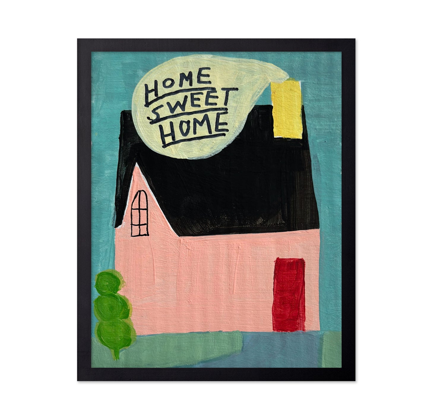 Pink House Home Sweet Home