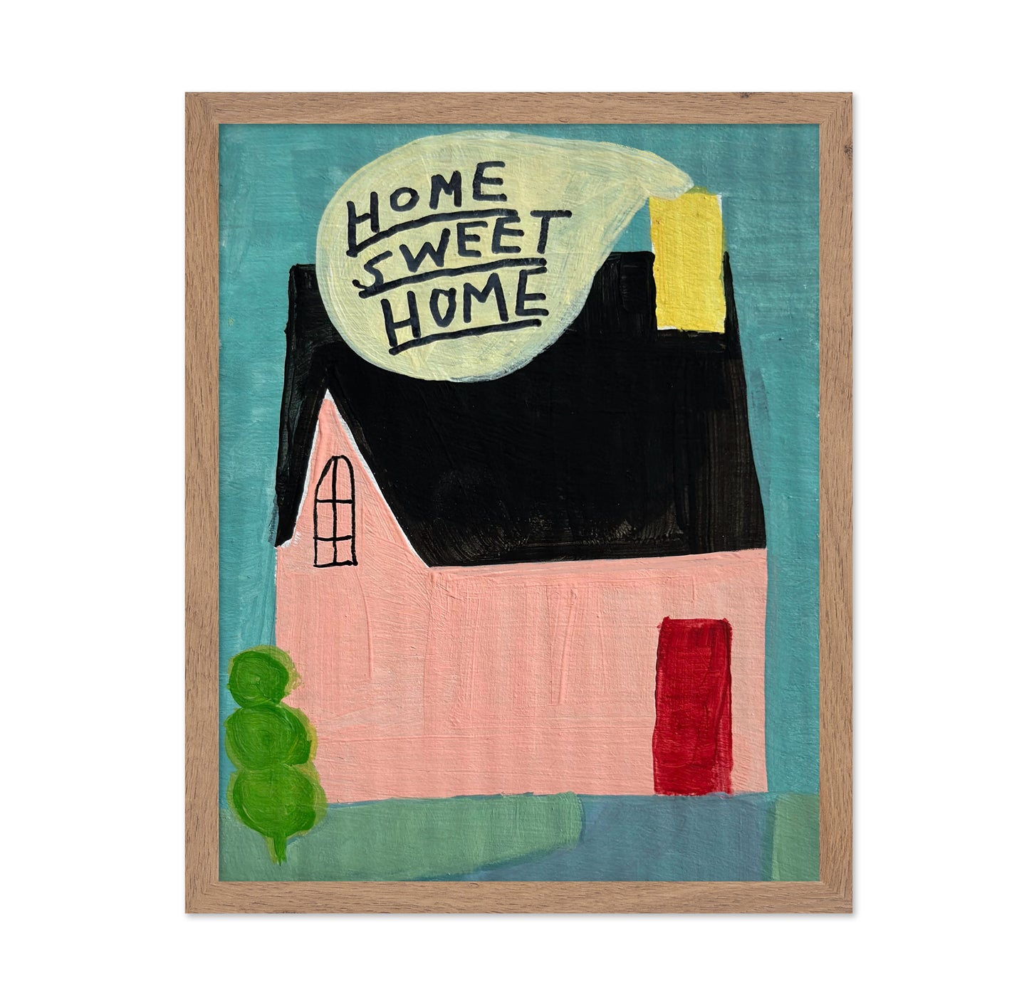 Pink House Home Sweet Home