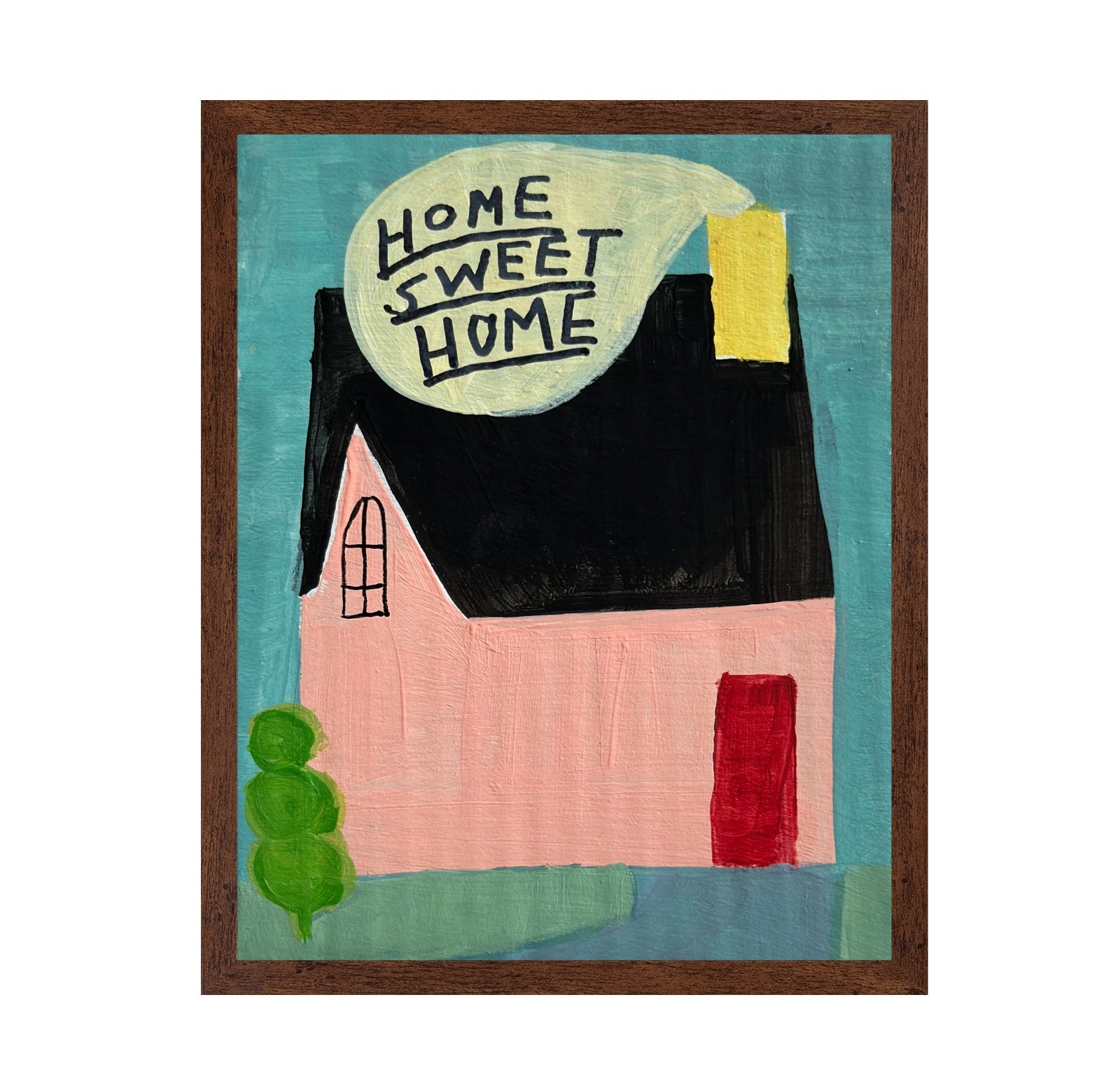 Pink House Home Sweet Home