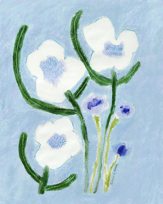Hello White Flowers