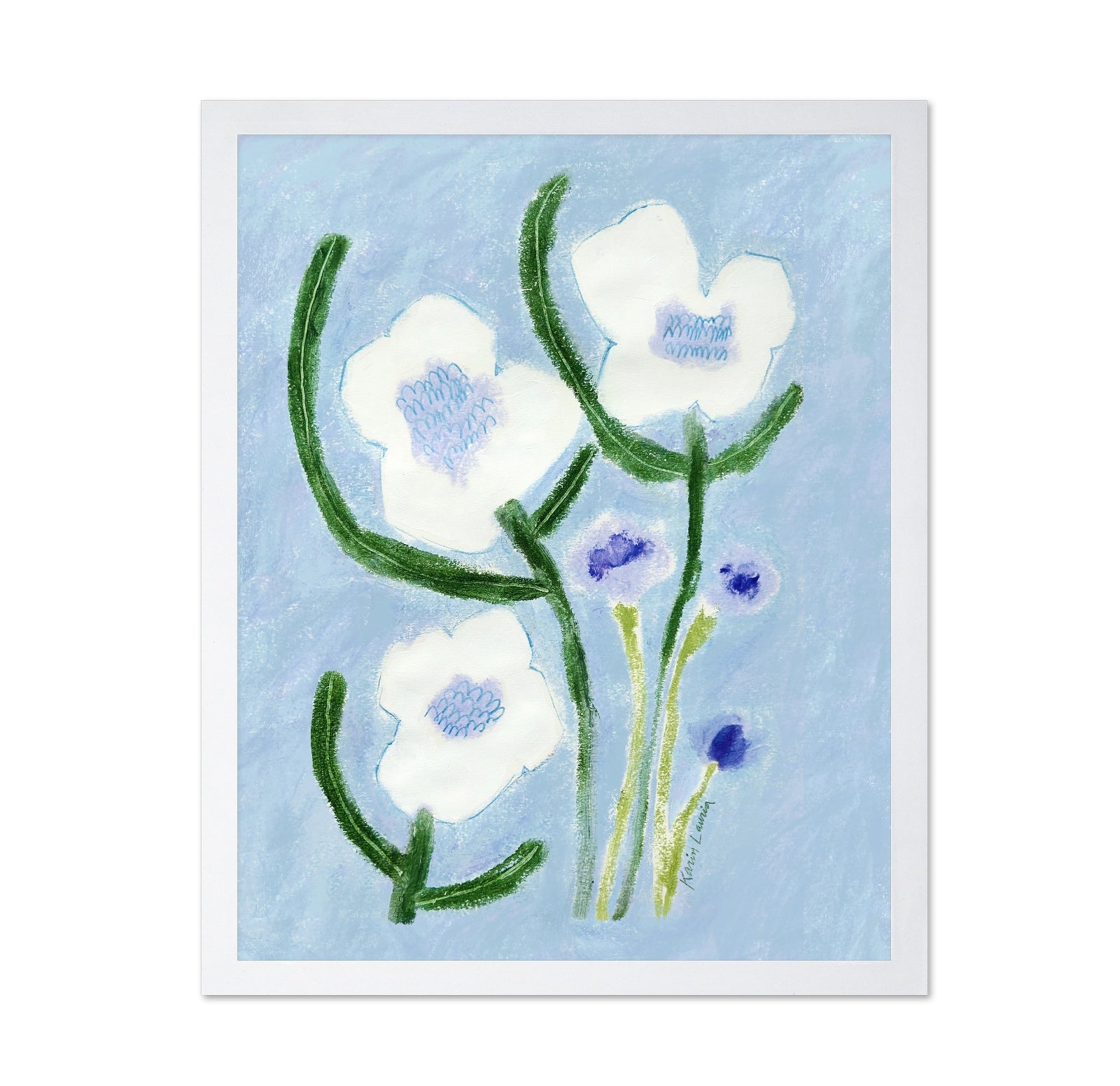 Hello White Flowers