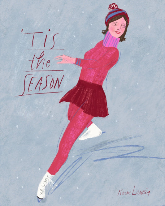 Tis the Season Ice Skater