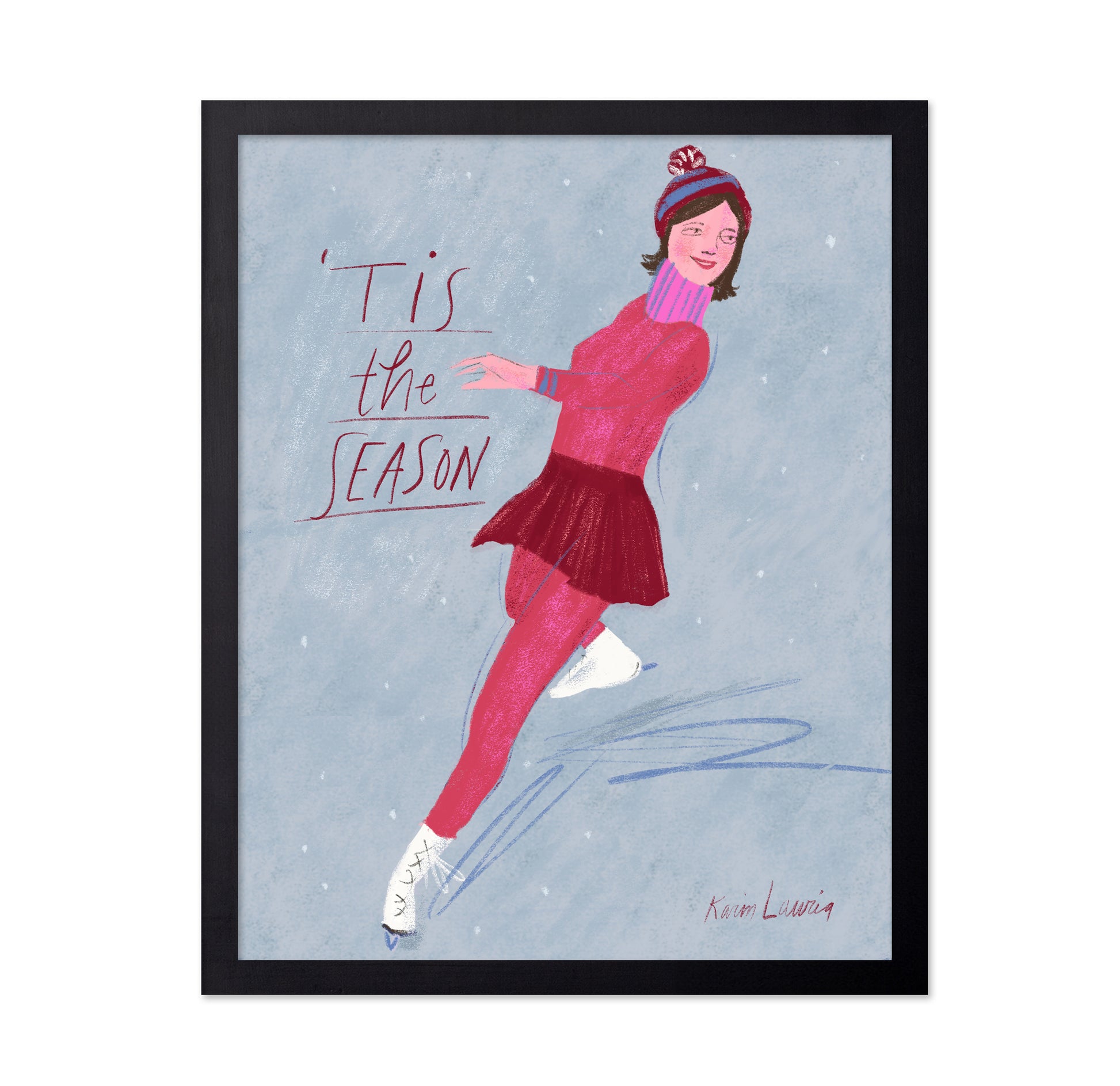 Tis the Season Ice Skater